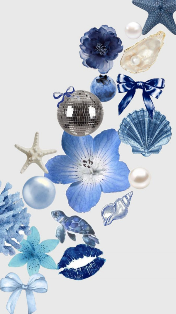 182 Hidden beauty blue wallpaper wallpapers