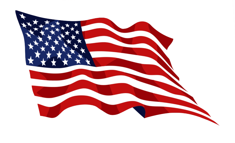 american flag clipart