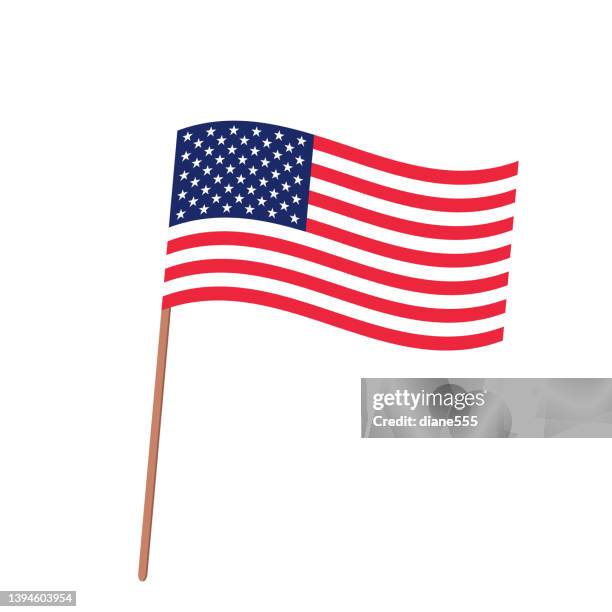 american flag clipart