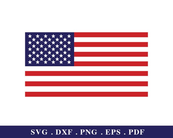 american flag clipart