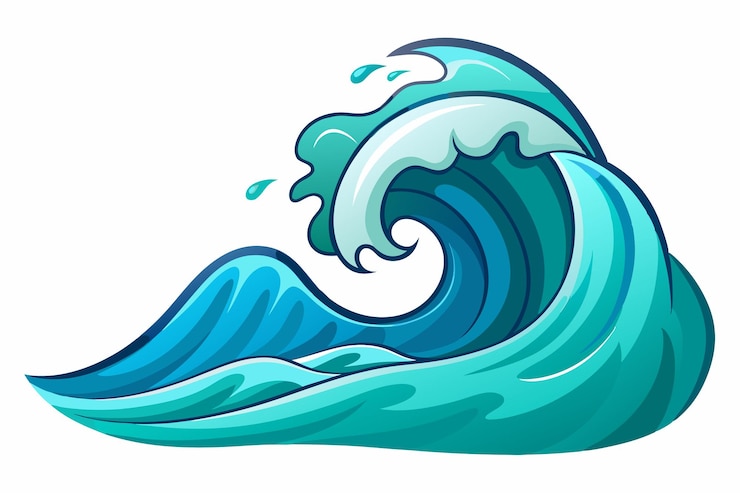 waves clipart