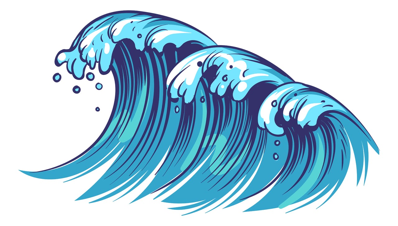 waves clipart
