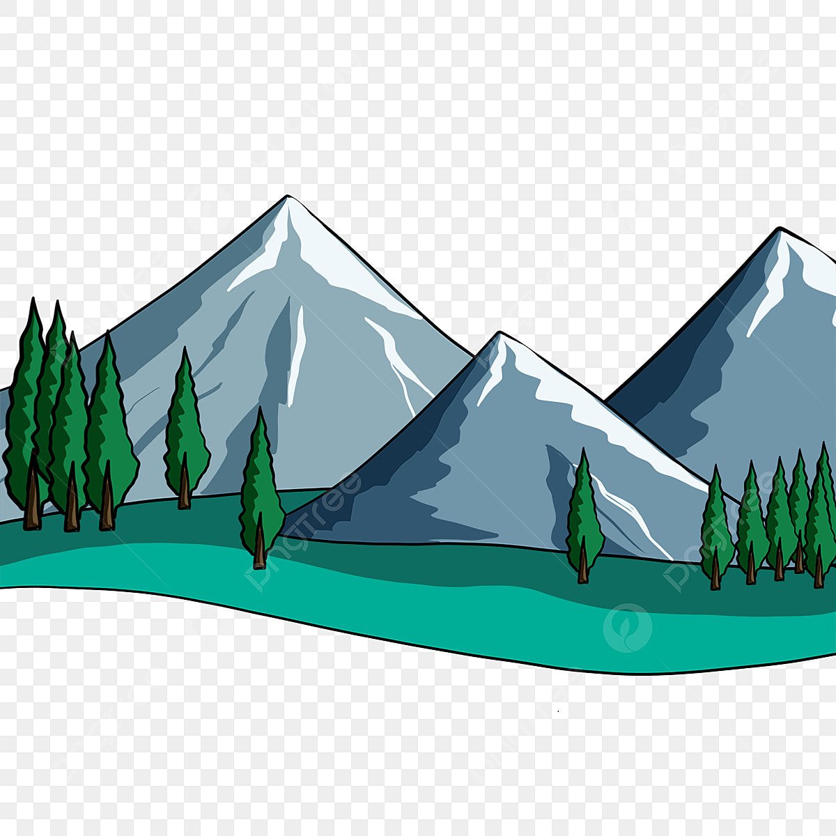 mountains clipart