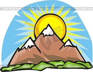 mountains clipart