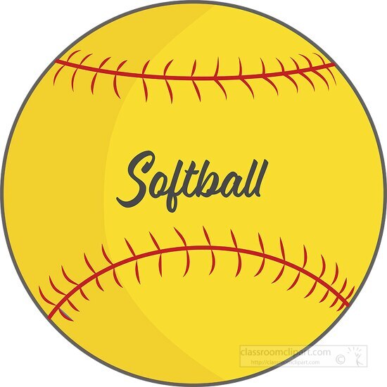 softball clipart